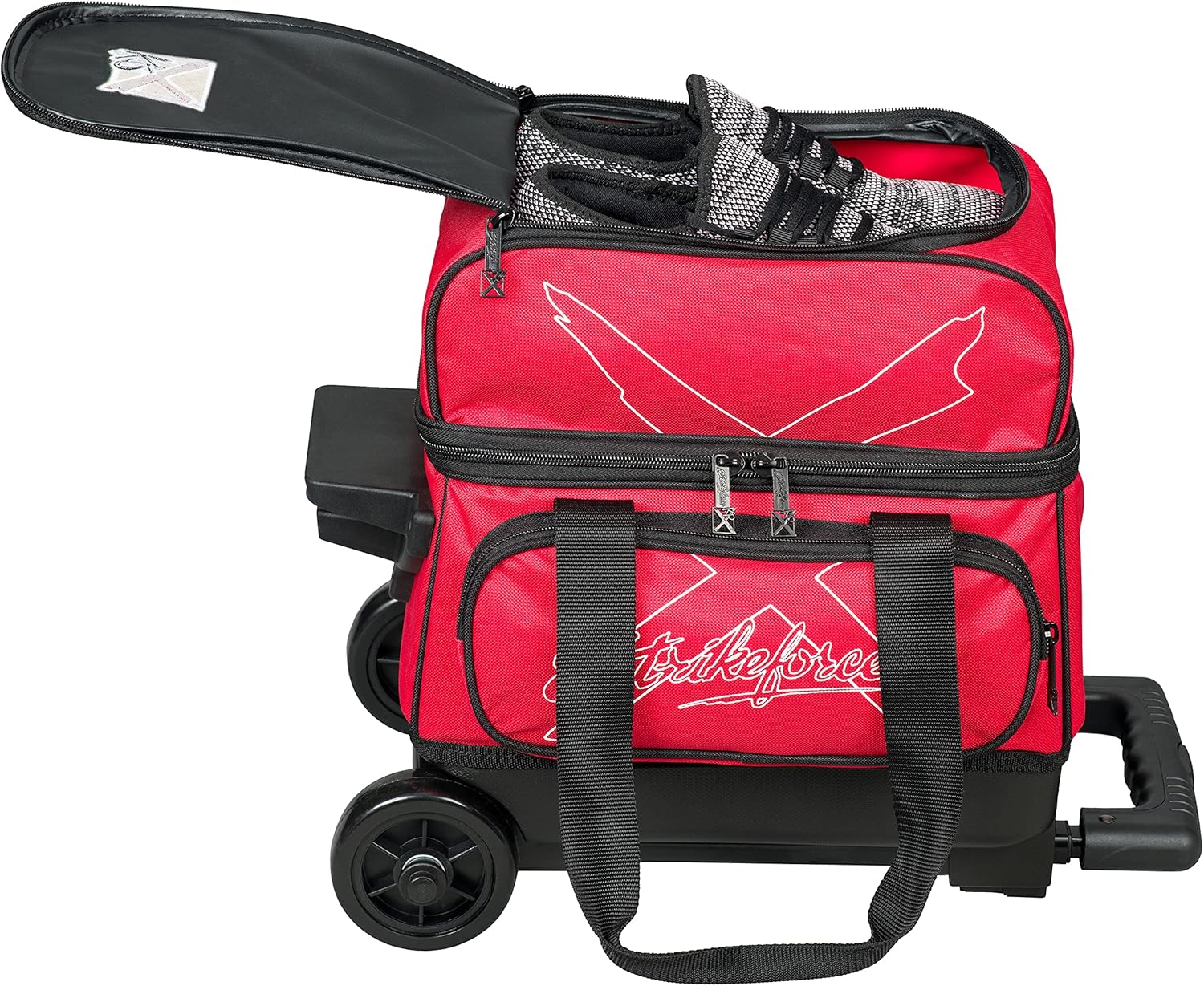 Strikeforce Hybrid Bowling Ball Single Roller Red