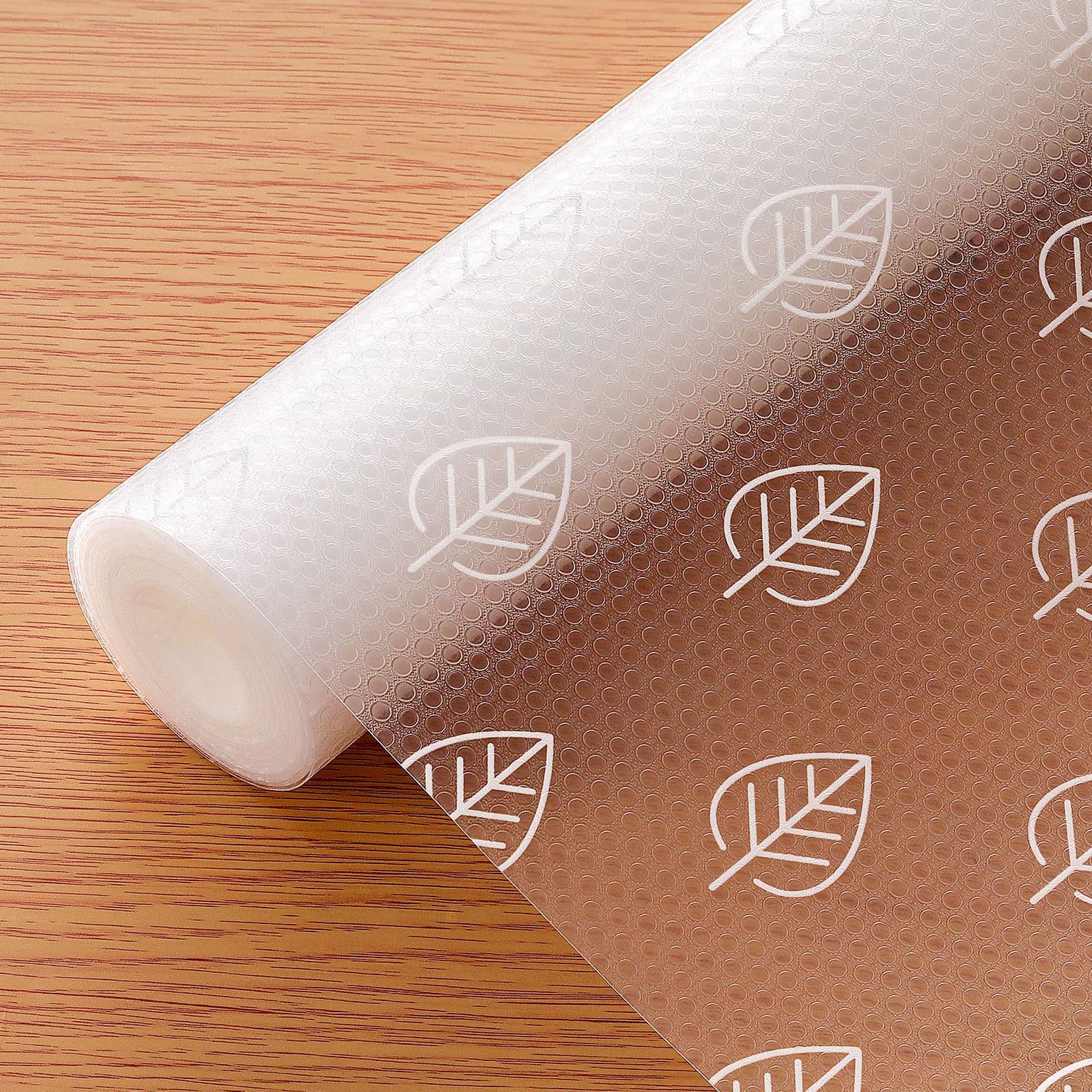 Porslin Non-Slip Cabinet Shelf Liners, 45cm x 5m, Waterproof, Washable, Durable, Transparent, Easy Clean, Food Safe for Kitchen Shelves, Drawers, Fridge Mats, Cupboards, Wardrobe Liners - SL37