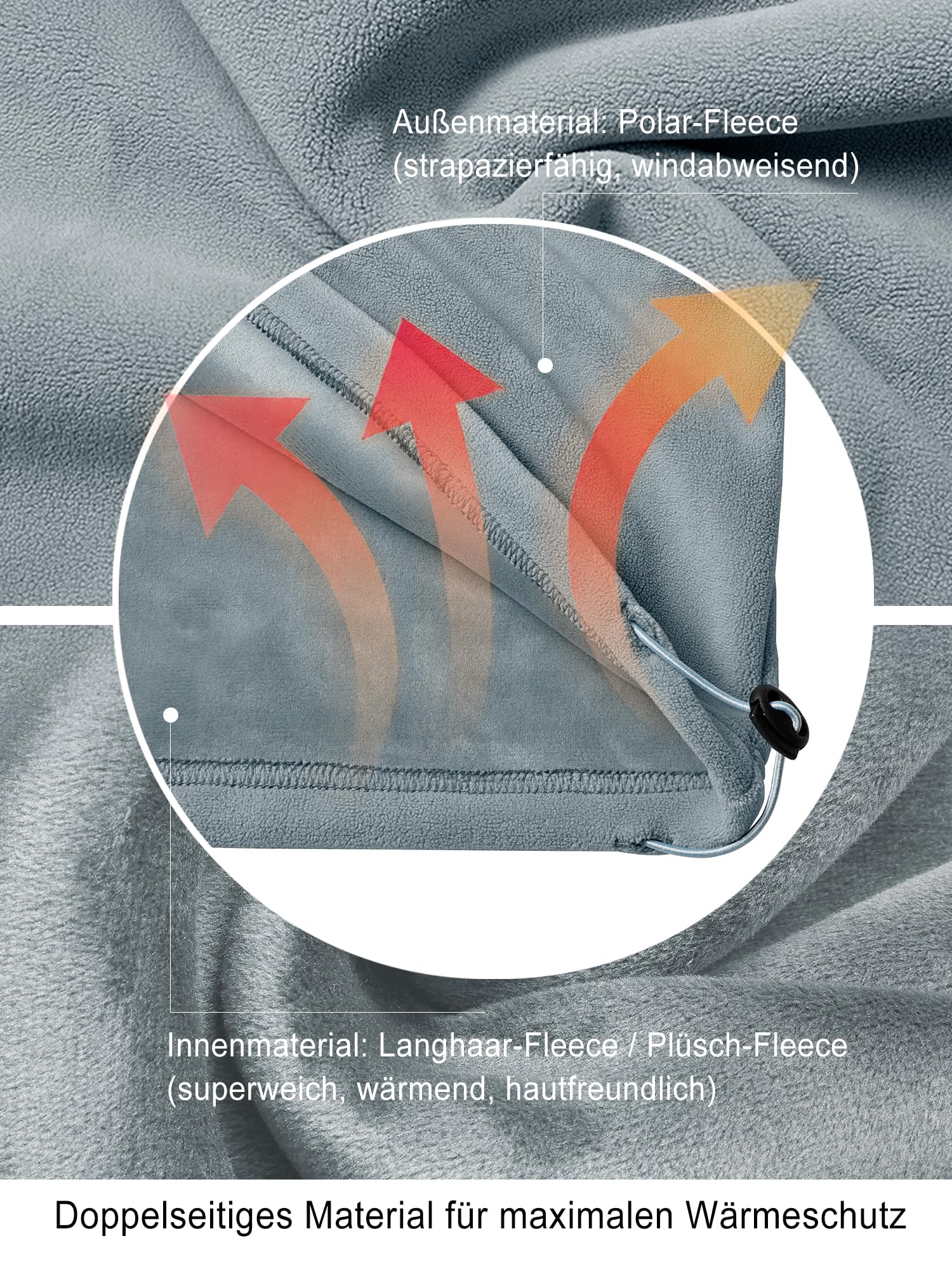 Livonmone Maglione da uomo in pile caldo, in micropile, mezza zip, per autunno e inverno