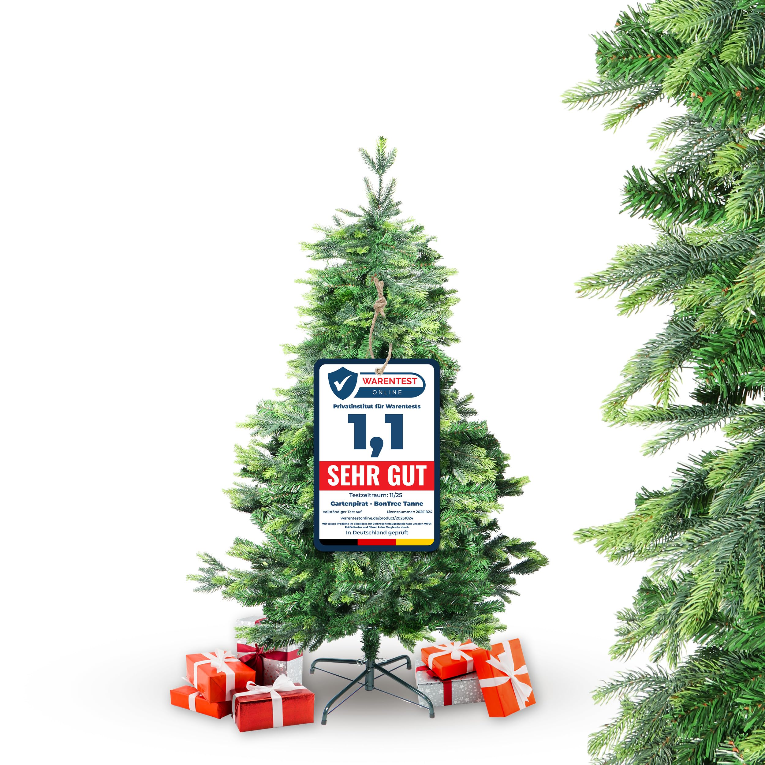 Gartenpirat Künstlicher Weihnachtsbaum BonTree Tanne 150 cm