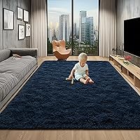 Vista 37 de Foxmas Alfombra Runner Suave para Dormitorio y Sala de Estar, 2x6 Pies Alfombras de Área Esponjosas Shag Alfombra de Cabecera para Habitación