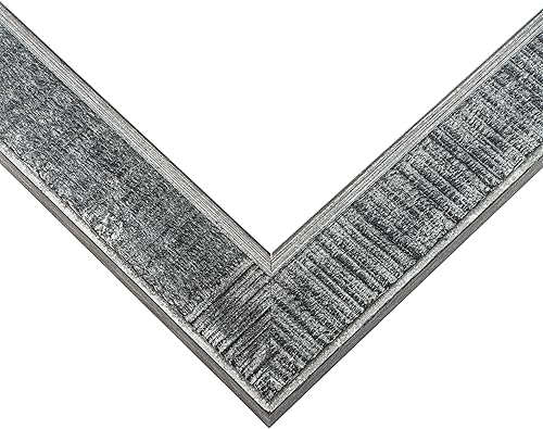 Miniatura 4 de Marco de madera maciza Sonoma rústica de 23 x 23 pulgadas, ancho de moldeo de 1.5 pulgadas, completo con plexiglás acrílico UV, parte trasera de