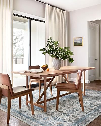 Miniatura 6 de Loloi II Heidi Collection HEI-02 - Alfombra rectangular de 7 pies 6 pulgadas x 9 pies 6 pulgadas, color salviamultirectangular, 0.13 pulgadas de