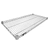Nexel Additional Wire Shelf for Wire Shelving Units, 600-800 lb Capacity, 18W x 24L, Chrome Finish