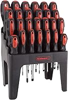 Vista 7 de Juego de destornilladores de precisión de 30 piezas, incluye eje flexible extraíble, lupa, 30 puntas y estuche de plástico, kit de herramientas