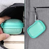 Vista 5 de khanka Estuche rígido de viaje con banco de energía Anker 621 Nano, cargador portátil de 5,000 mAh, solo funda (verde), Verde