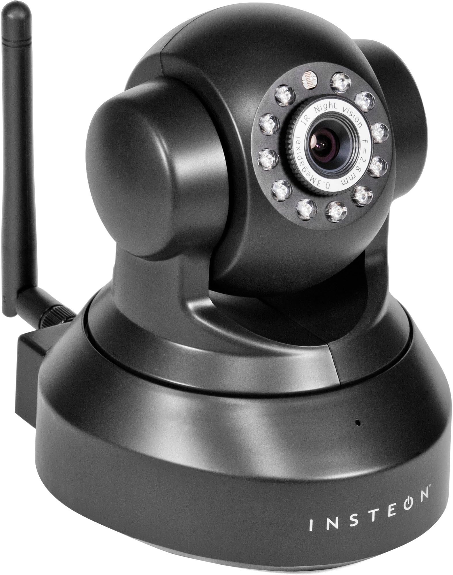 Insteon 75790 Wireless IP Security Camera with Night Vision, Black