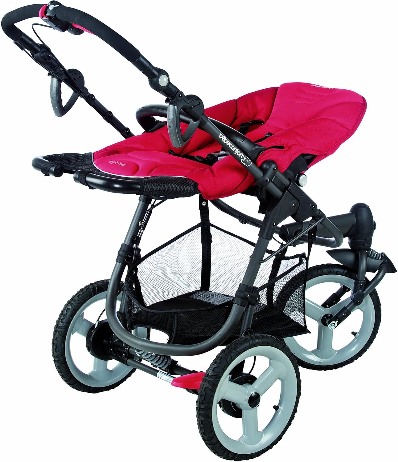 Bebe Confort High Trek Stroller Intense Red Amazon Co Uk Baby Products