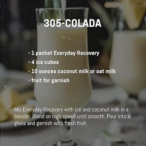 Miniatura 6 de 305 Life Recovery & Hydration Booster - Suplemento en polvo de bebida de hidratación de acción rápida y recuperación cardiovascular con apoyo