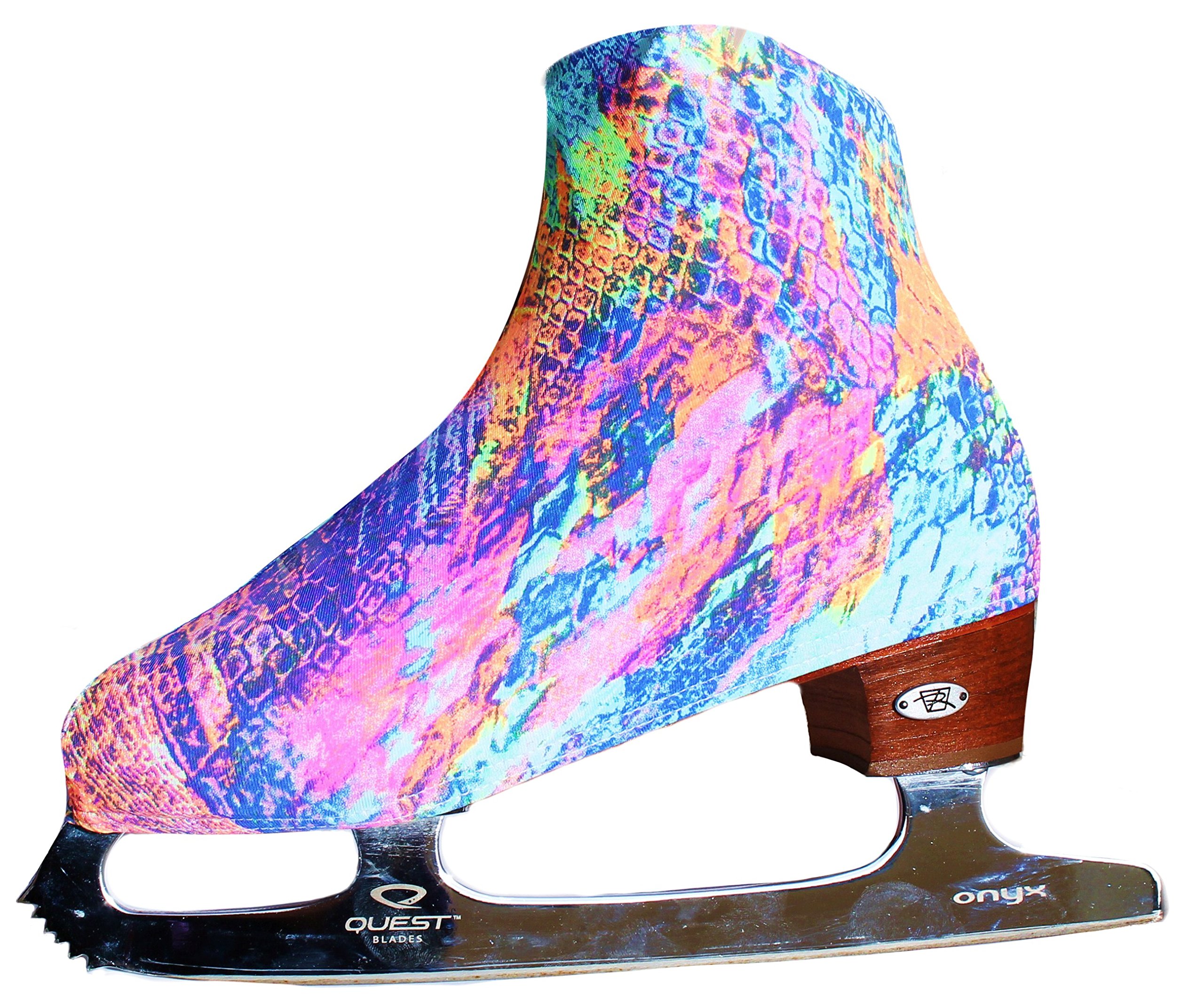 Ice Fire1 Pair Skate Boot Covers | Durable Boot Protector for Ice/Figure/Roller Skate | Universal Size | Skating Accessory