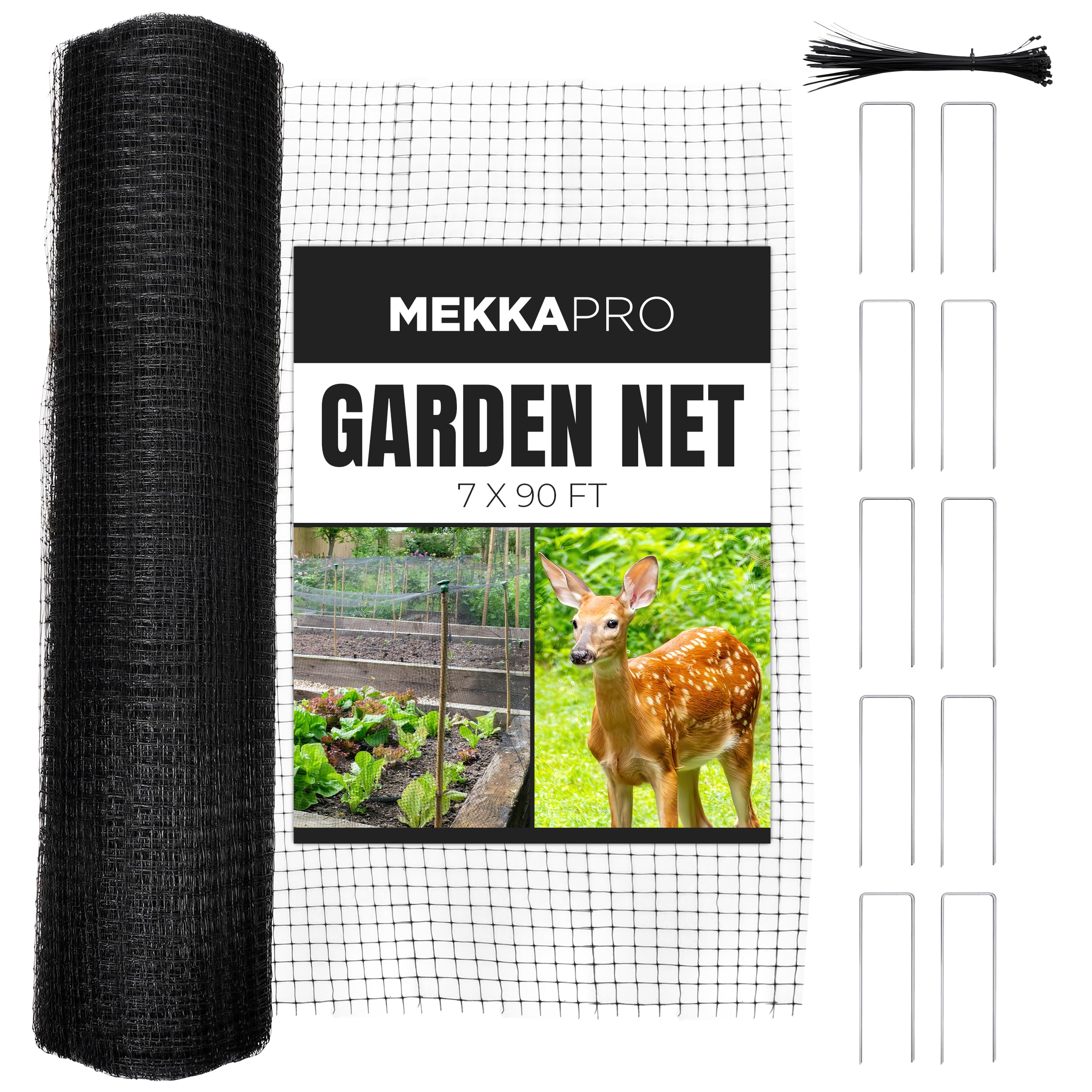 MEKKAPRO Heavy-Duty Deer Net, 2.1 x 27.4 m, 40GSM