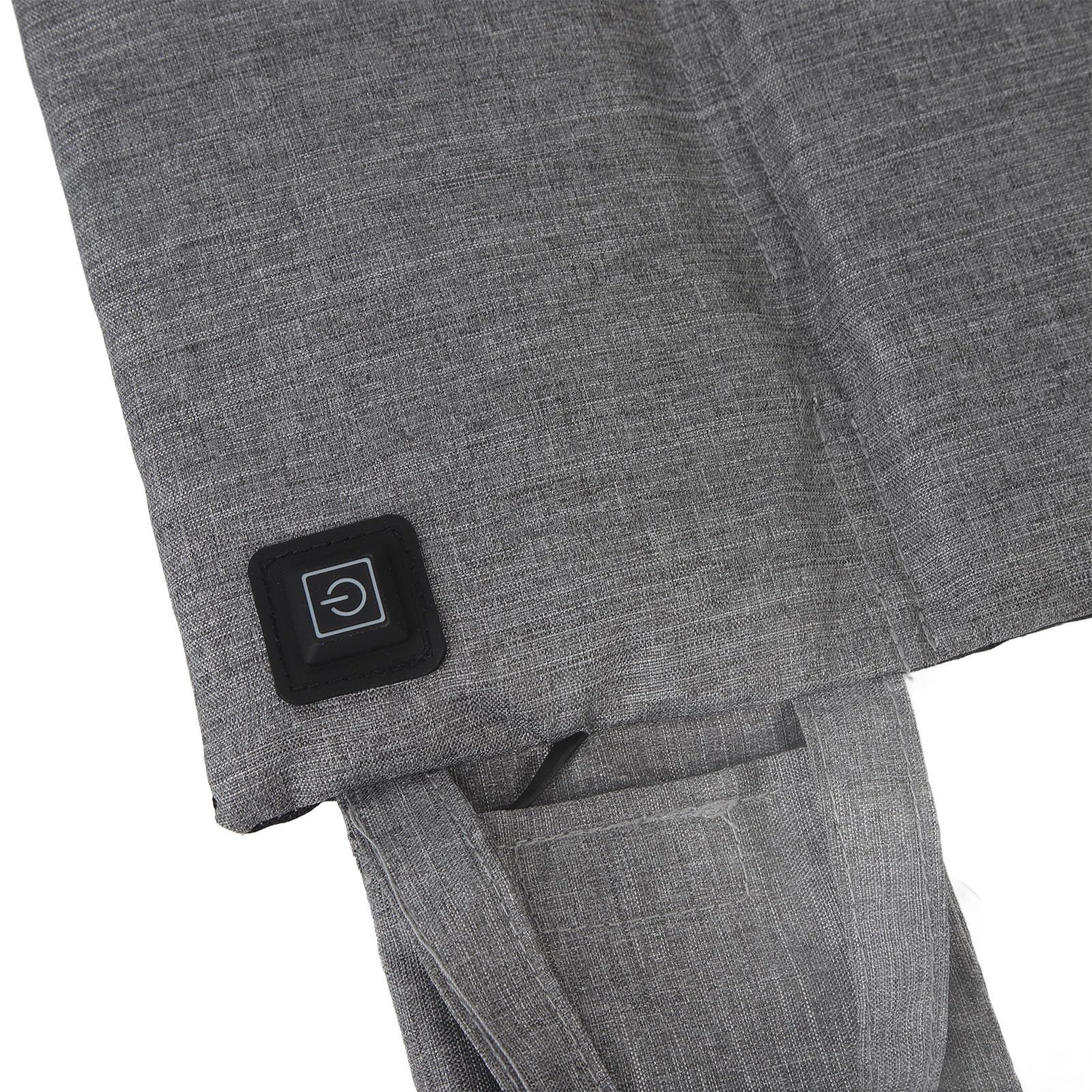 Almohada con Calefacción, Cojín de Asiento con Calefacción Portátil, Temperatura Ajustable, Cojín de Asiento de Calefacción USB Plegable Fácil, Tribunal Calentado para Acampar