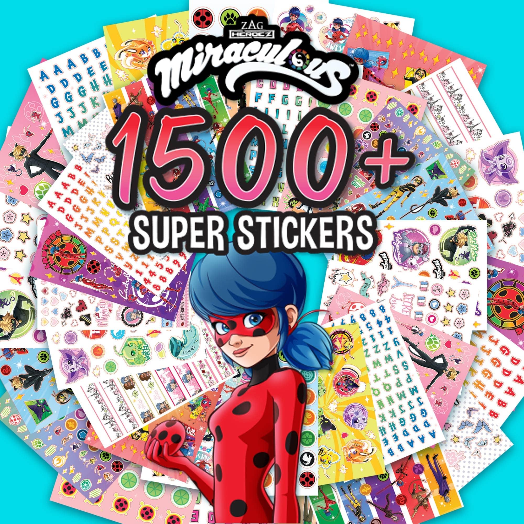 Horizon Group USA Miraculous 1500+ Super Stickers