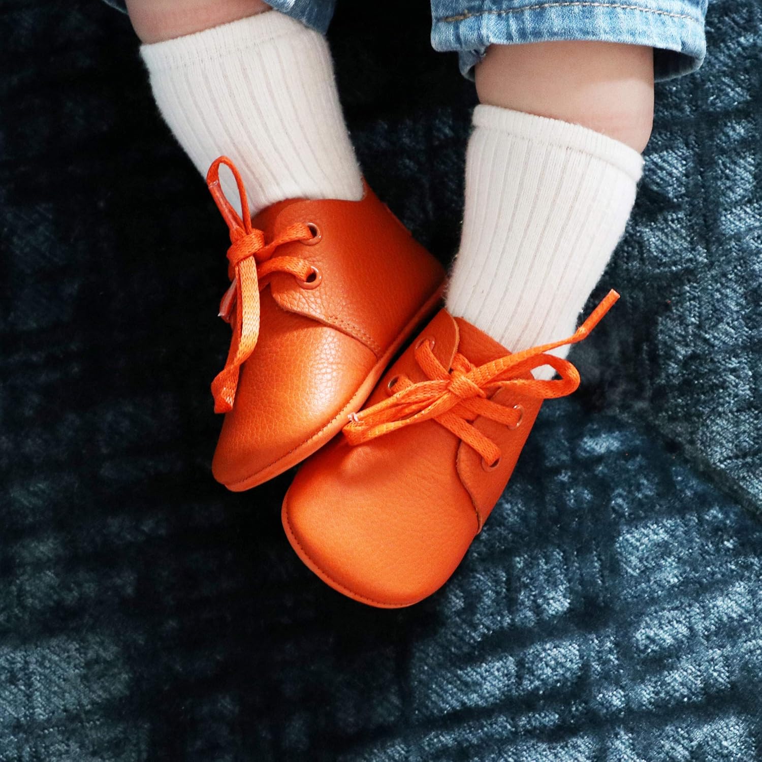  | Ella Bonna Oxford Baby Boy Shoes, Rubber and Soft Sole, Leather Baby Shoes, Toddler Girl Baby Walking Shoes, Newborn Infant Mini Kids Crib Baby Moccasins | Oxfords & Loafers