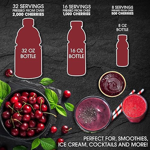 Miniatura 5 de Jugo concentrado de cereza de huerto paquete de 232onzas total 64 onzas