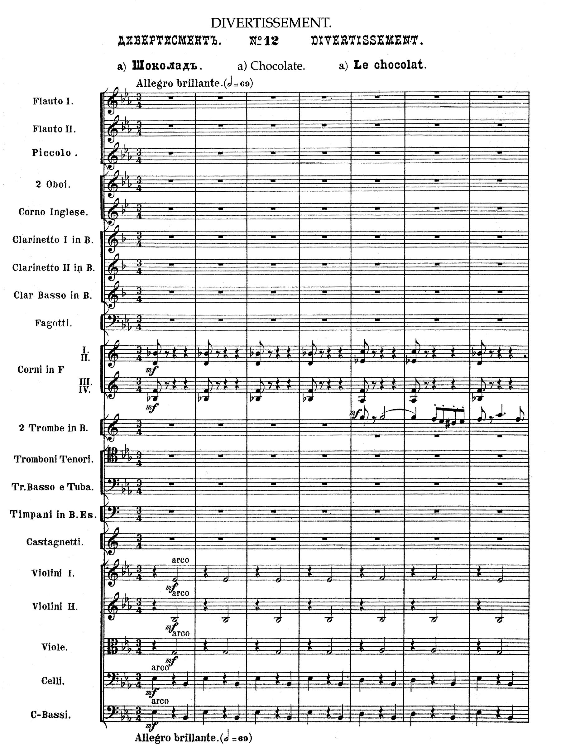 The Nutcracker. Orchester. Partitur: Complete Ballet In Full Score (Dover Music Scores)