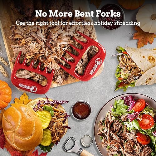 Miniatura 11 de Mountain Grillers garras de oso trituradoras de carne, para barbacoa, carne perfectamente triturada, estas son las garras para carne que necesitas