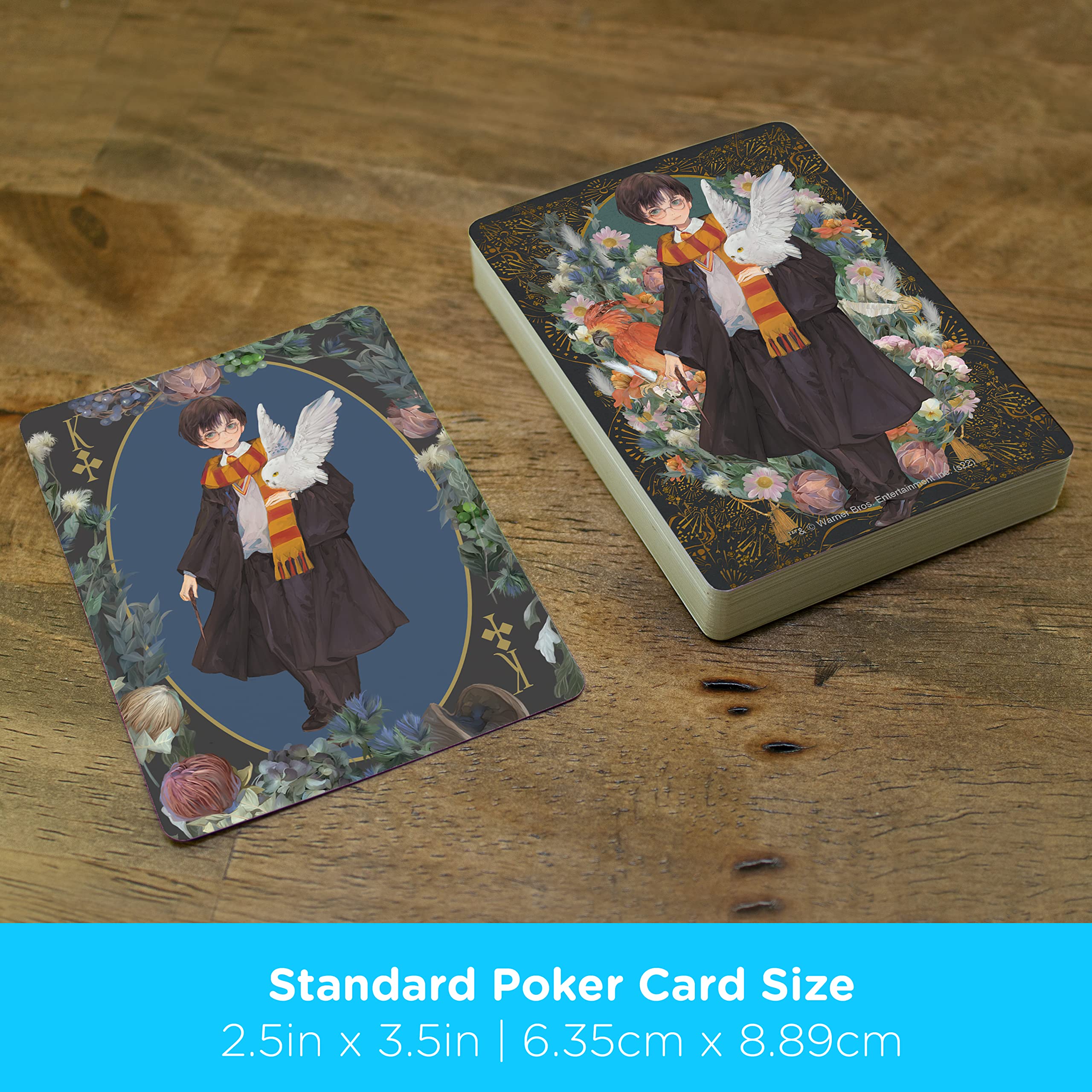 AQUARIUS Harry Potter Playing Cards - Harry Potter Themed Deck of Cards for Your Favorite Card Games - Officially Licensed Harry Potter Merchandise & Collectibles, Brown, White, Orange, 2.5 x 3.5 - Image 5