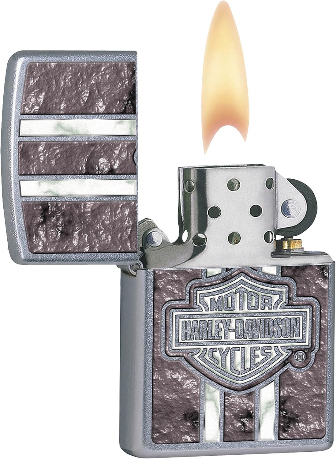 Zippo "Harley Davidson Purple Street Chrome Lighter