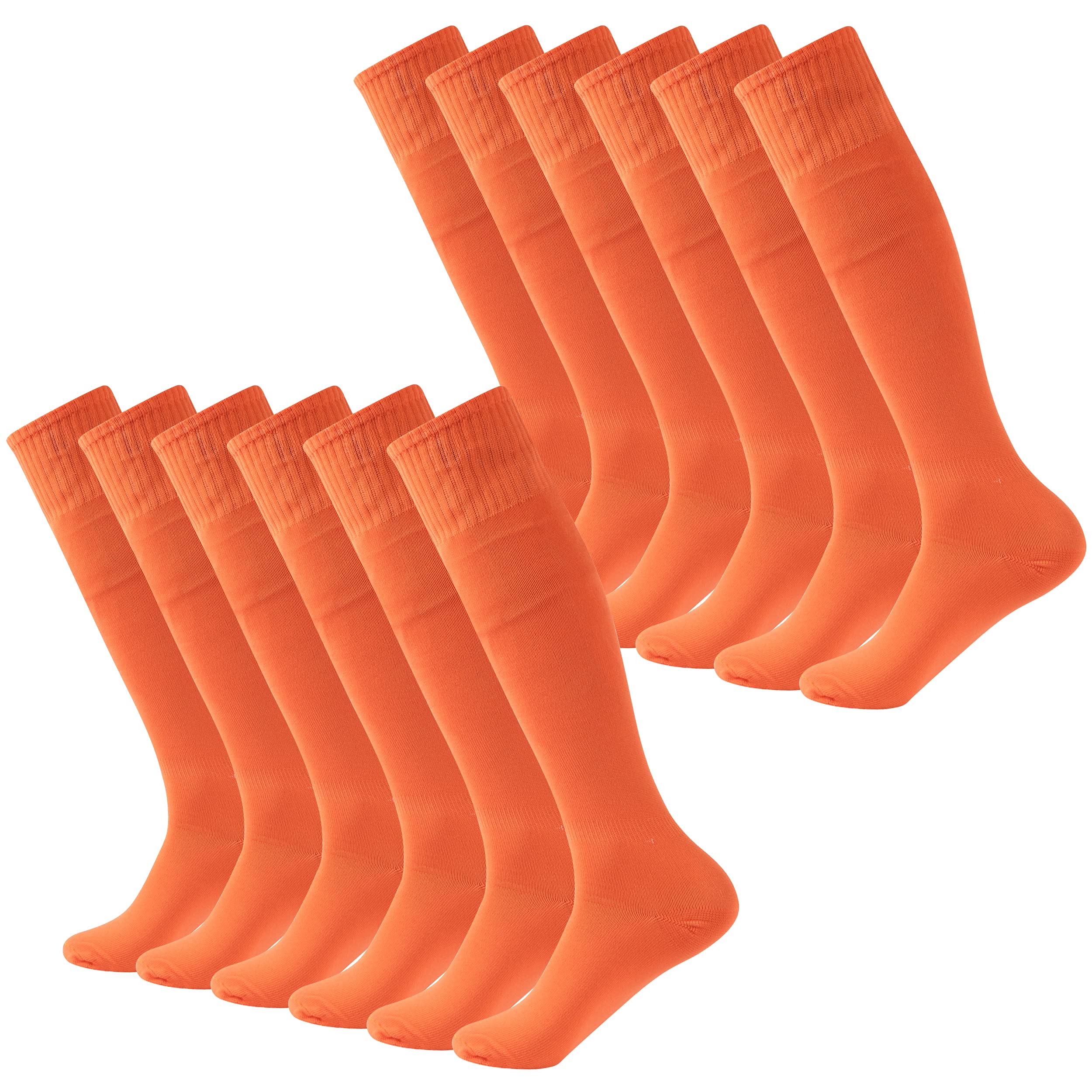 Soccer Socks Knee High for Baseball Softball Football 2/6/12 Pairs
