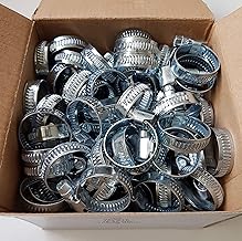 Pack of 100 Hose Clamps 12-22 mm Hose Clamp Hose Clamp W1 Hose Binder Clamps