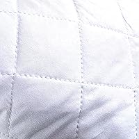 AmalgamNation Soft Touch Quilted Throw Pillow Covers Set of 2 - Standard Size, Double-Sided Diamond Stitch, Made in USA