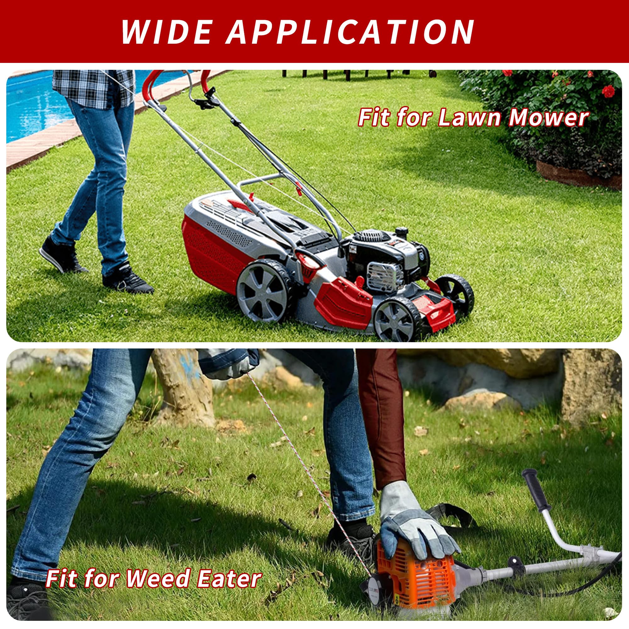 Briggs Poulan Pro Lawn Mower Pull Cord Replacement Lawn Mower Pull