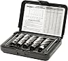 Hougen 12006 12,000 Series Annular Cutter Kit 58, 34, 78, 1, 1-18 2-Inch Depth of Cut 34-Inch Weldon Shank For Magnetic Drills