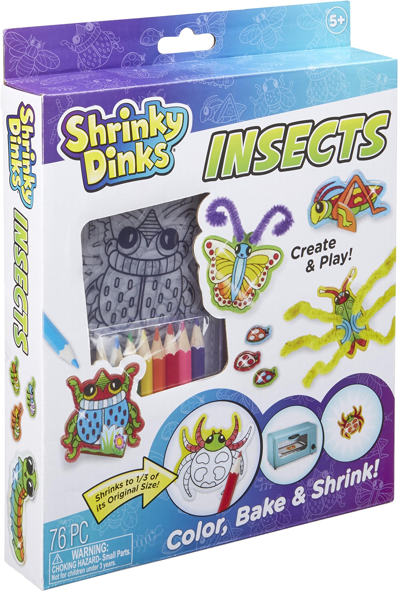 Shrinky Dinks Insects Activity Set Kids Art and Craft Activity
