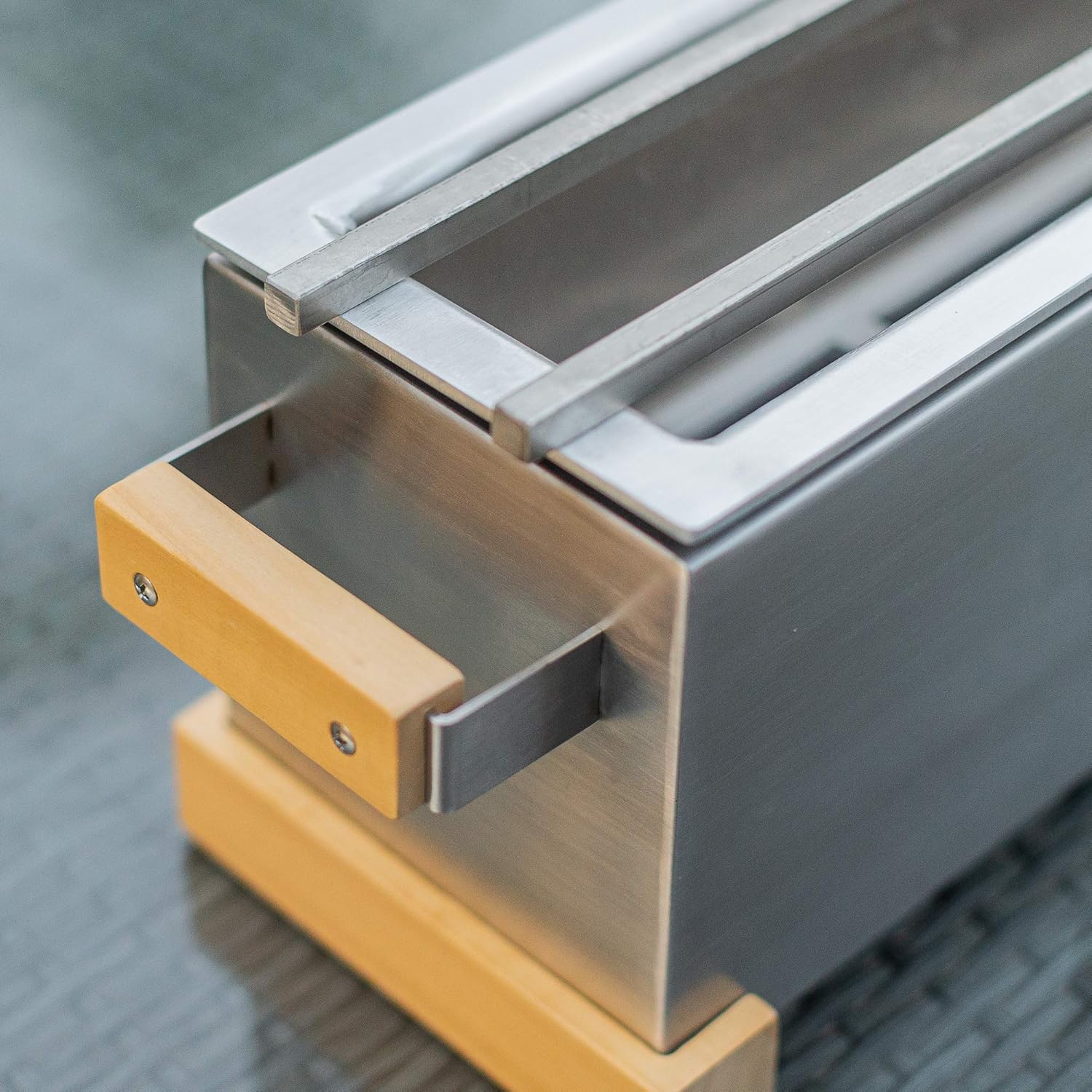 The Bincho Grill GR915L Yakitori Charcoal Grill, 36” Japanese Style Tabletop Robata BBQ – Stainless Steel, Commercial Grade Binchotan Grill for Skewers – Authentic, Heavy-Duty, Rust-Resistant