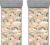 Vista 71 de Sábana Ambesonne bajera, ajustable, multicolor, en colores y tres tamaños