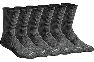 Men's Antibacterial Moisture Control Crew Socks Multipack
