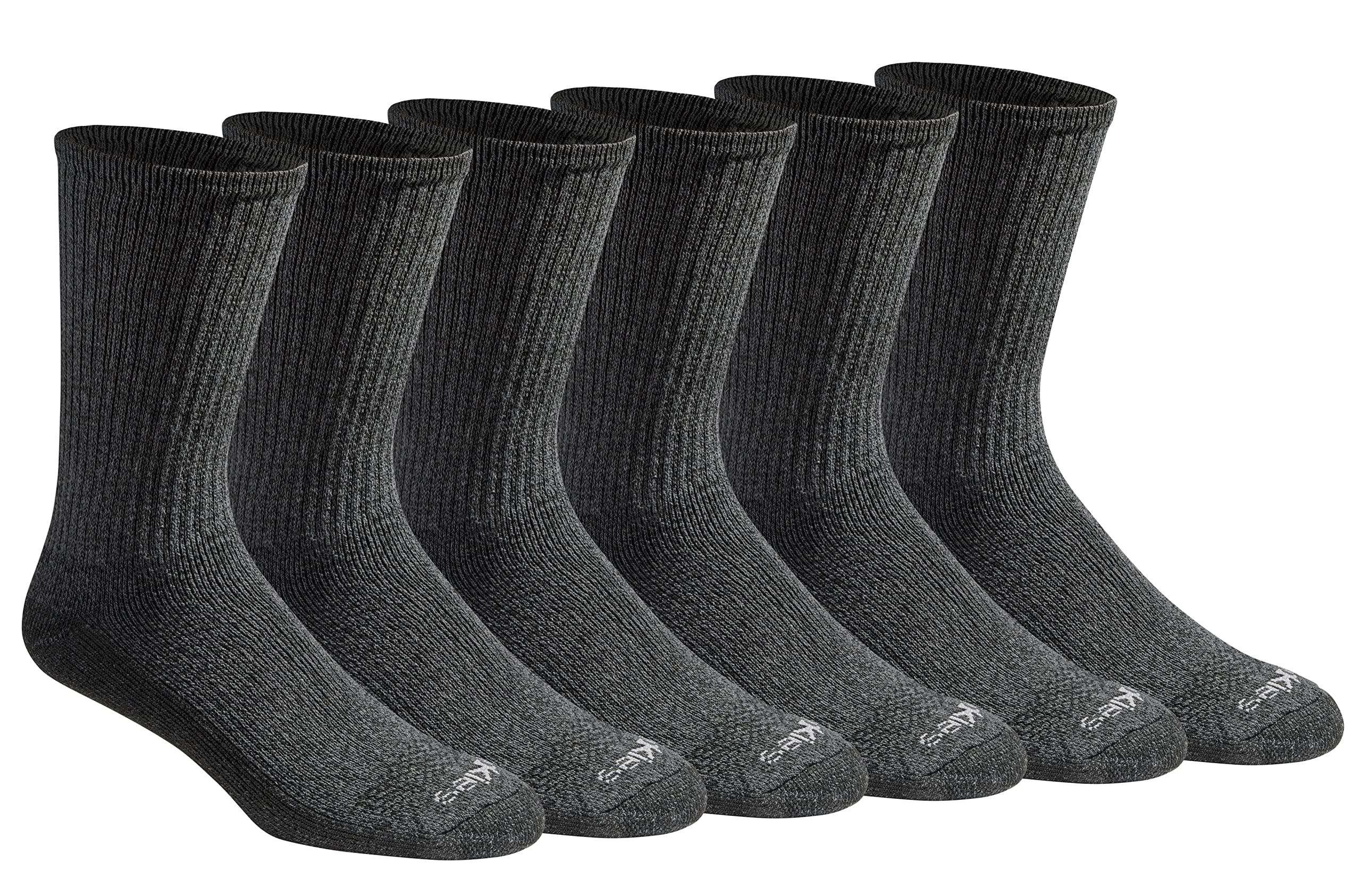 Dickies Men's Dri-Tech Essential Moisture Control Crew Socks (6 & 12 Pairs)