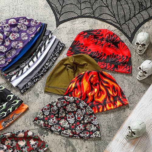 Miniatura 2 de Retisee 30 piezas de gorro de calavera refrescante a granel forro de casco duro para ciclismo que absorbe la cabeza al aire libre para hombres y