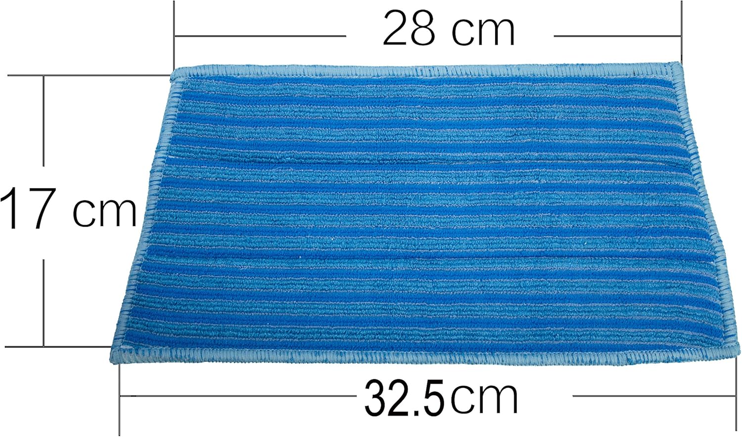 LTWHOME Ultra Scrubbing Comportable Using Mop Pads Suit Fit for All HAAN FS, SI and MS Series Steamers with New Size 12.8" x 6.7" (Pack of 6)