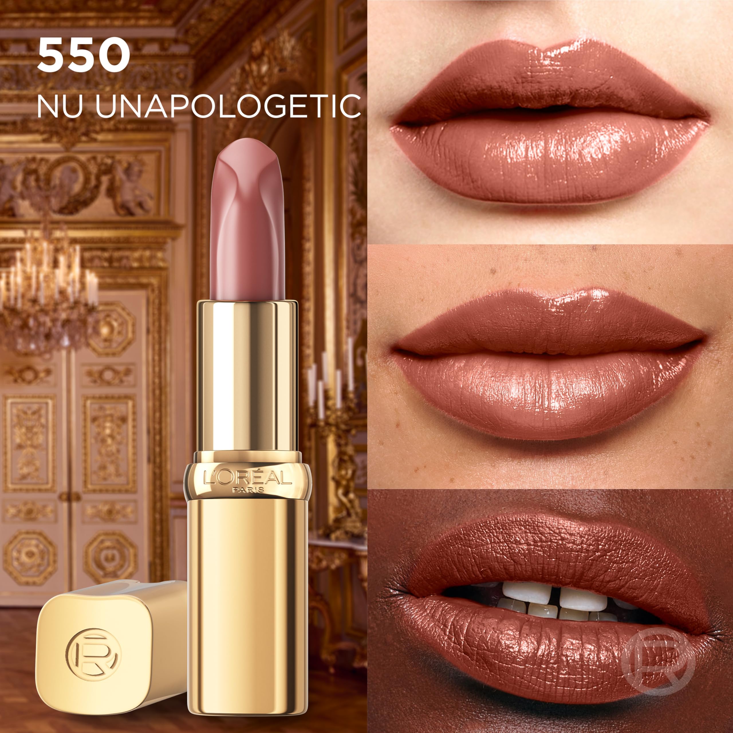 L'Oreal Paris Color Riche Saten Bitişli Ruj - 550 Nude Unapologetic