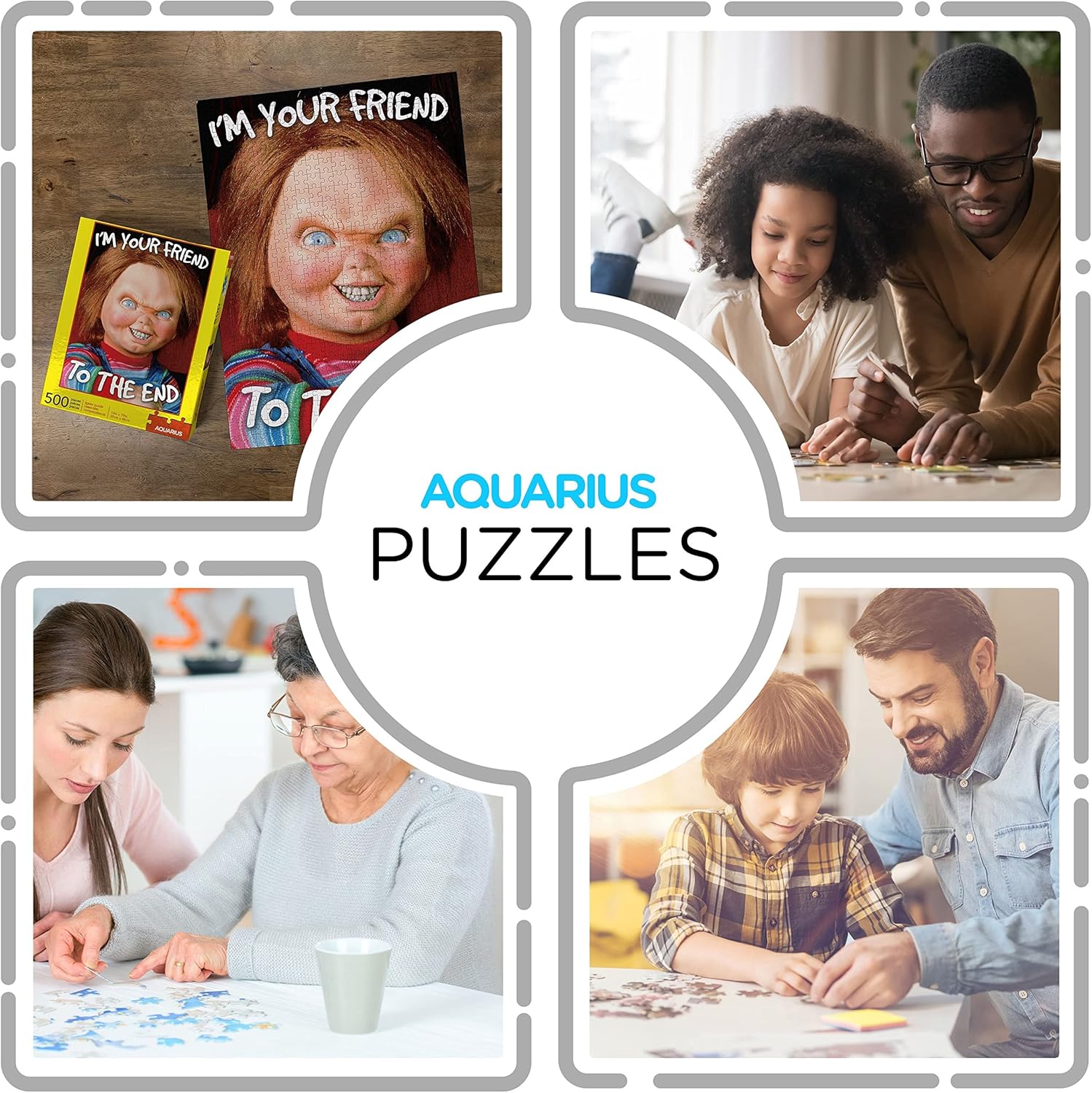 Chucky I'm Your Friend To The End 500 Pc Puzzle