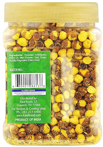 Miniatura 4 de Rani - Tarro de PET de 14 onzas (14.11 oz) sabor Chana asado (garbanzos), sabor a menta y lima, sabor a menta, totalmente natural, vegano, sin