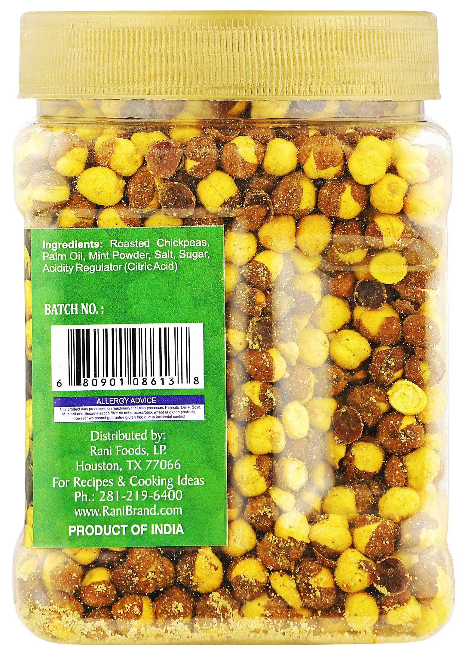 Amazon.com : Rani Roasted Chana (Chickpeas) Lime Podina (Mint