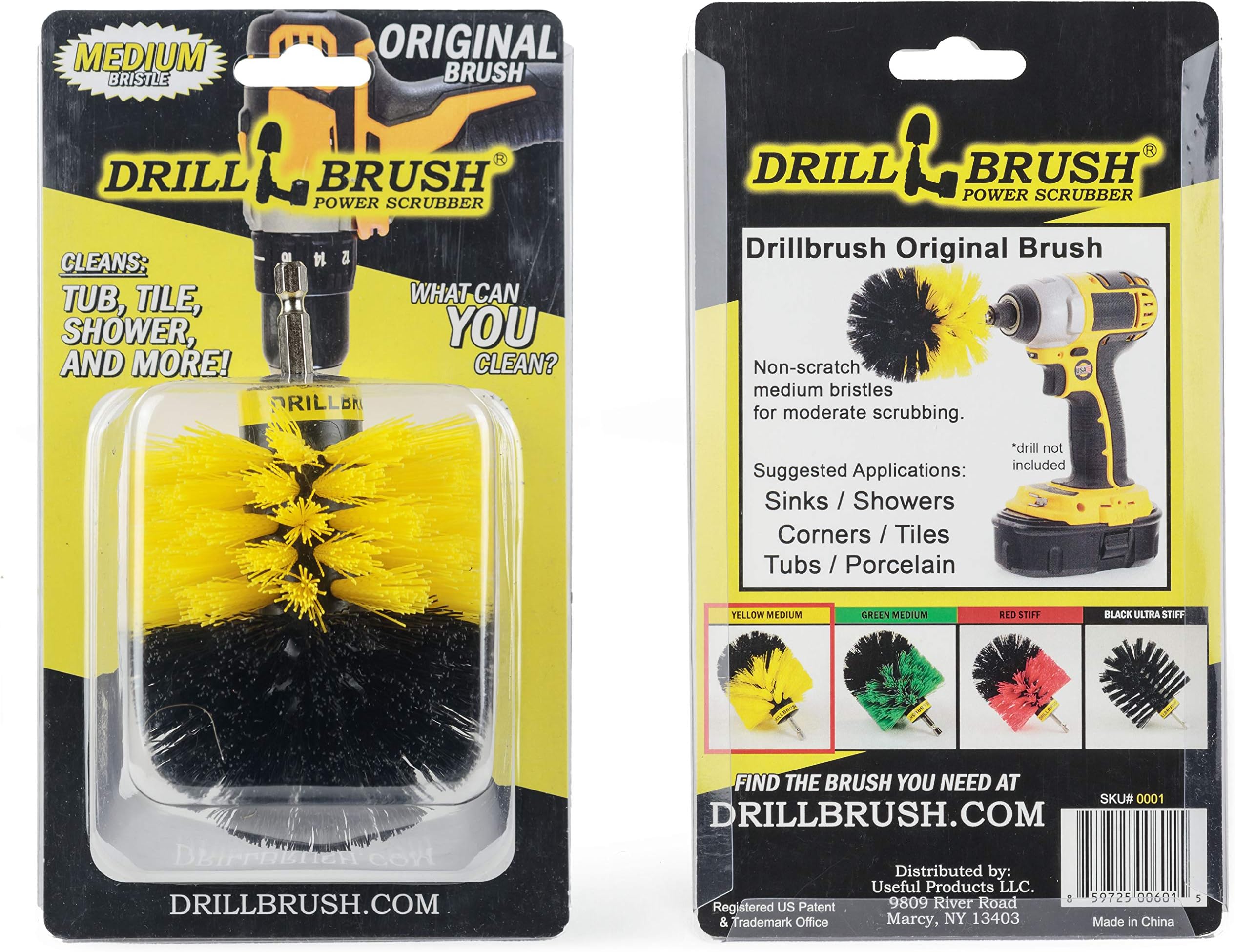 Drillbrush Drill Brush The Original Power Scrubber Bathroom