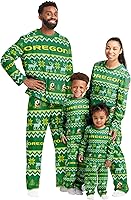 Vista 23 de FOCO - Conjunto de pijama familiar a juego con estampado llamativo del equipo de la NCAA, para unisex-adulto