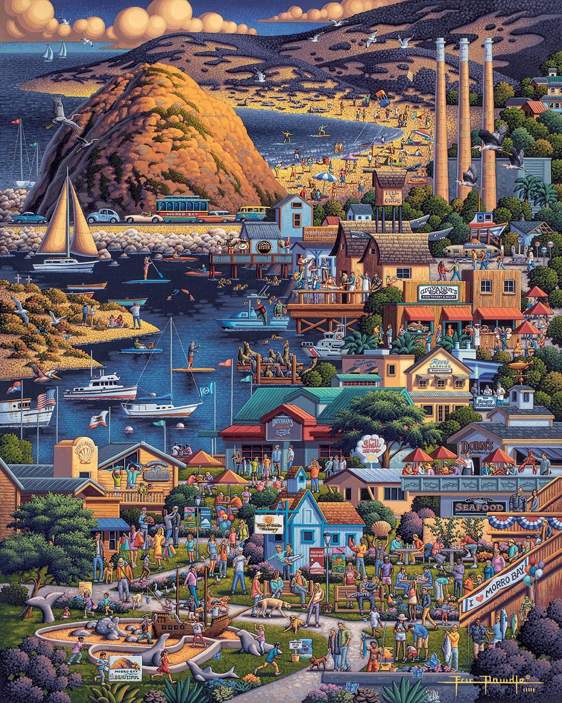 Dowdle Jigsaw Puzzle - Morro Bay 500 Piece