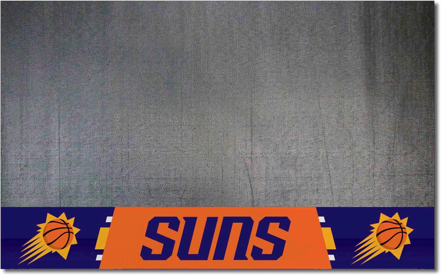 FANMATS 14218 Phoenix Suns Vinyl Grill Mat - 26in. x 42in. - Deck Patio Protective Mat | Oil, flame, and UV resistant