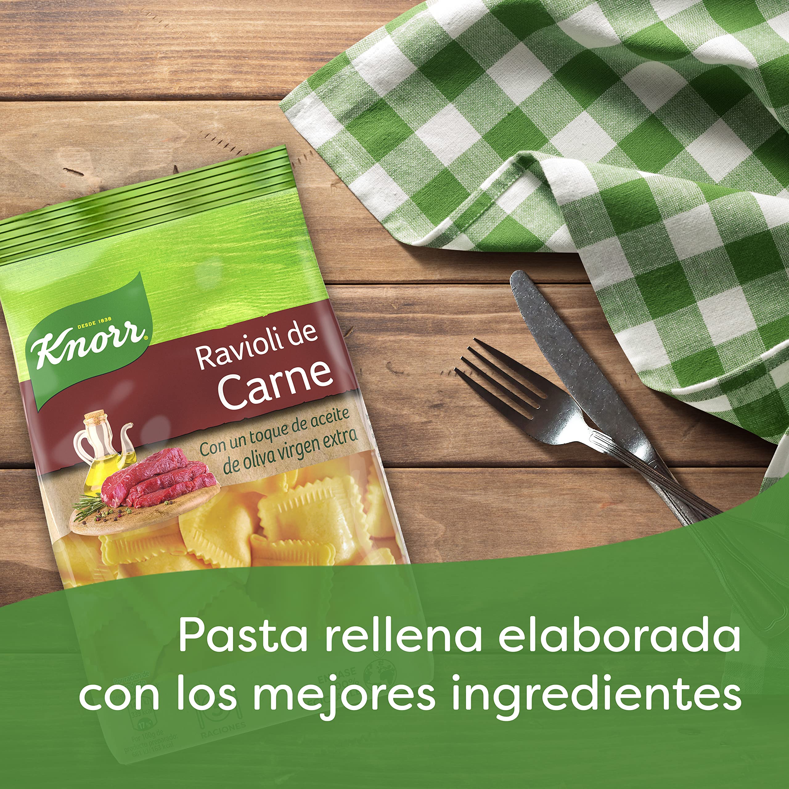 Knorr Pasta Rellena Ravioli de Carne 250g
