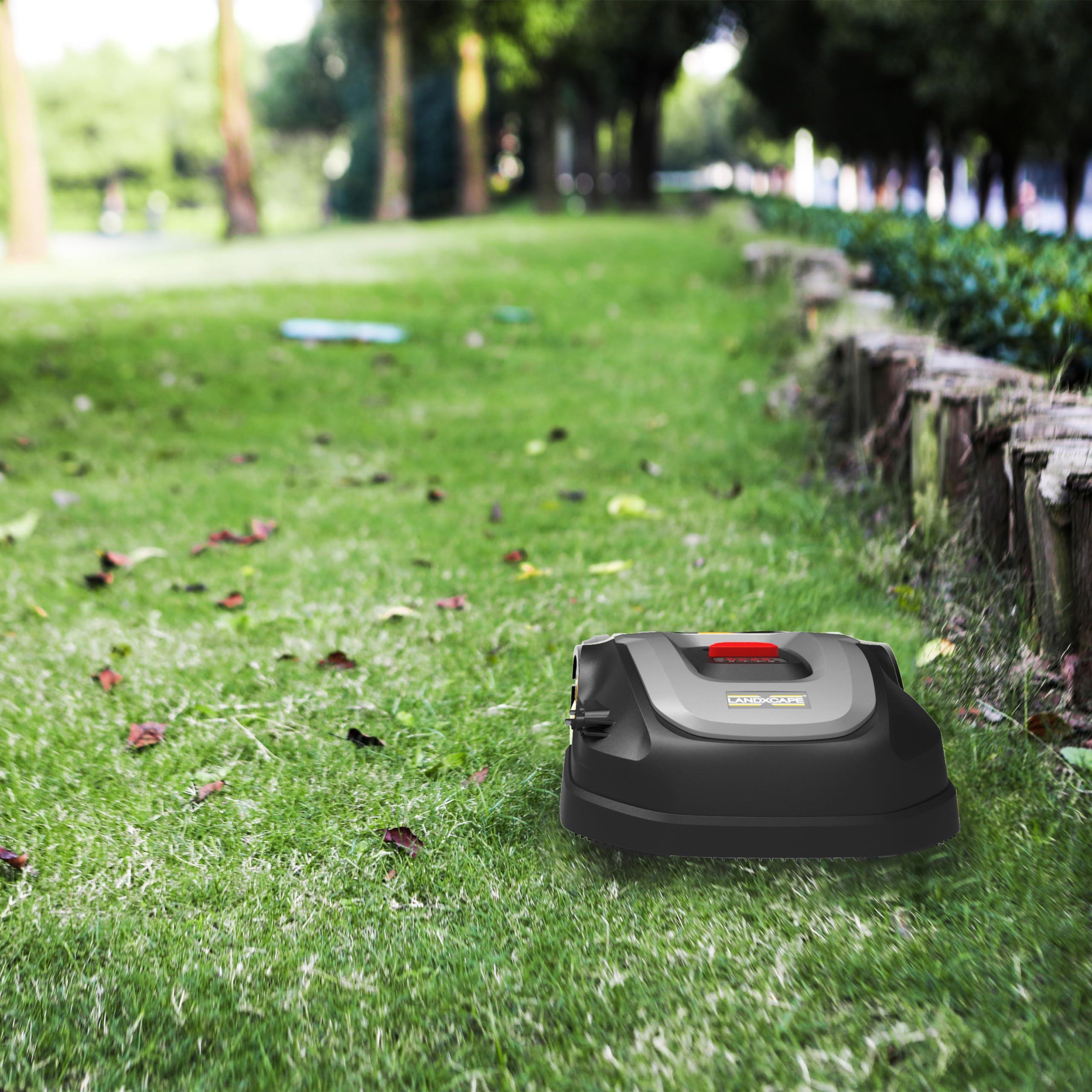 LANDXCAPE Robot cortacésped inalámbrico LX838i 800m², corte ajustable 30-60 mm | Robot cortacésped con wifi y sensor ultrasónico - hasta 800m² con WiFi y sensor ultrasónico Ancho de corte 18 cm