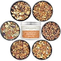 Vista 11 de Prime Tea - Juego de muestras de té de frutas - Caja de té de frutas variada con hierbas, frutas y especias, mezclas de té de hojas sueltas, surtido