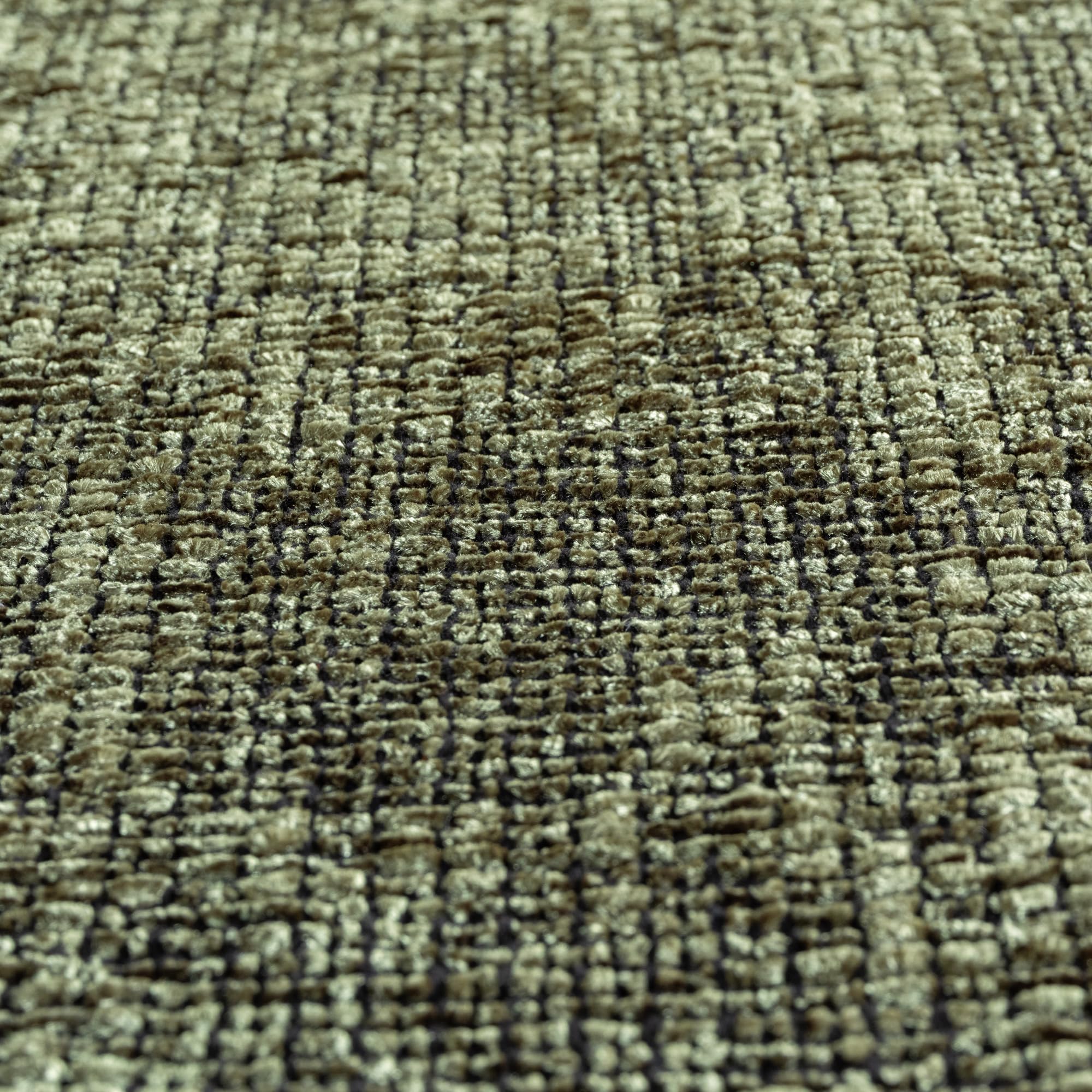 HomebyHome Baumwolle Teppich Grün 140x200 cm - Waschbar, Boho-Stil, Vintage Kelim, Kurzflor, rutschfest & Weich, Einfarbig Meliert, Für Wohnzimmer, Schlafzimmer, Büro & Küche