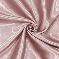 Vista 16 de Homiest The Yard - Tela de satén blanco de 1 yarda x 58 pulgadas, tela de satén Charmeuse sedosa y brillante, tela de satén nupcial suave