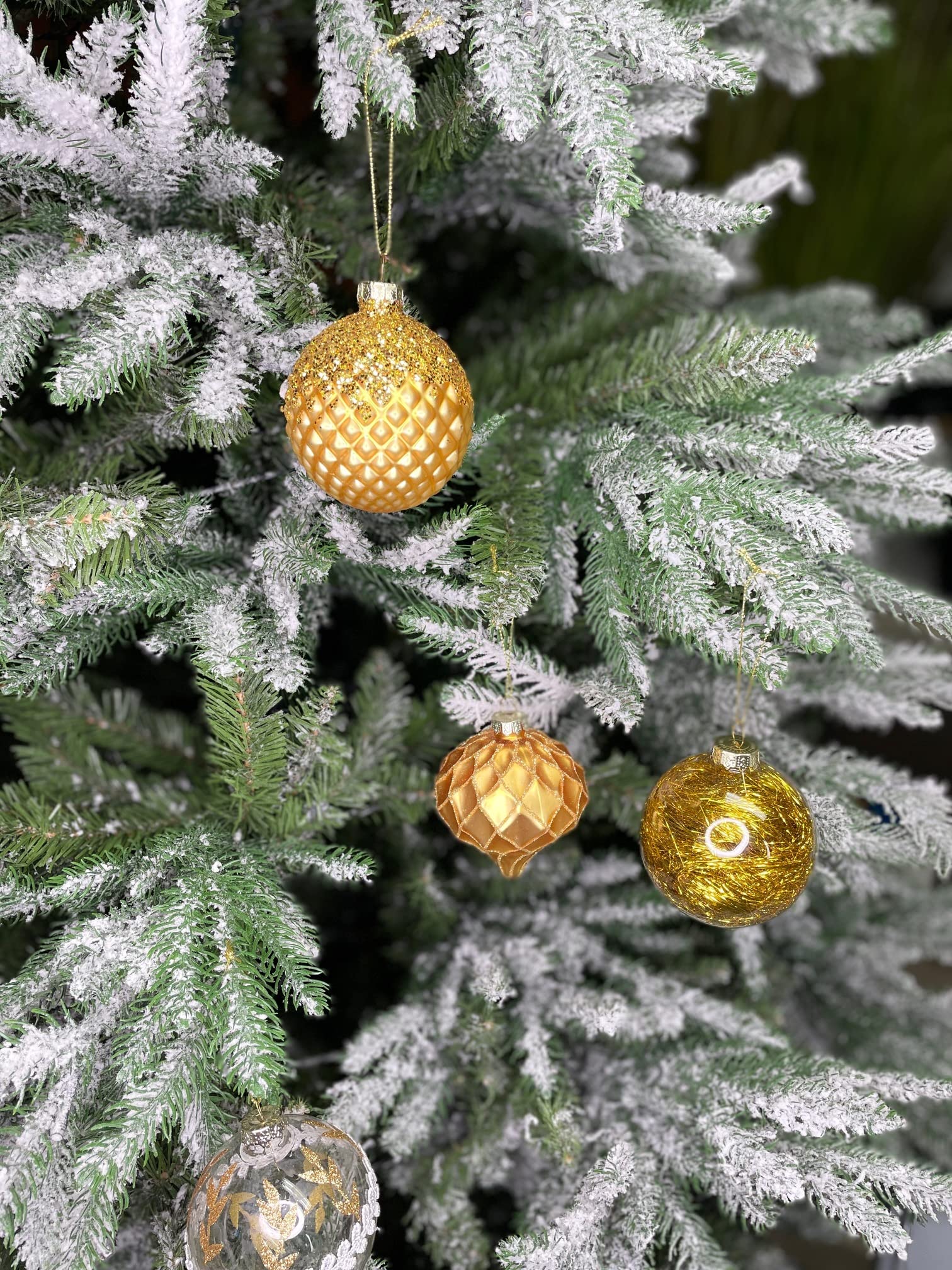 MC Trend 12er Set Weihnachtskugeln Ø 8cm Weihnachtsbaum Kugeln Christbaumkugeln Weihnachten