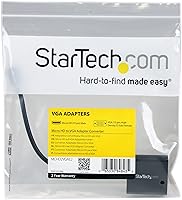Vista 6 de StarTech.com Convertidor de adaptador Micro HDMI® a VGA para Smartphones / Ultrabook / Tablet - 1920x1080 - Micro HDMI macho a VGA hembra